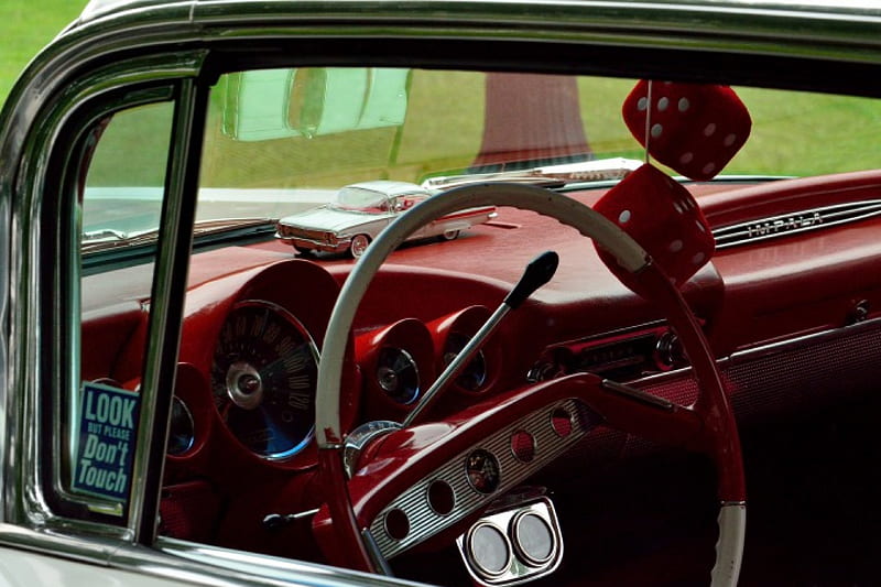 Behind The Wheel, 1960 impala, impala, vintage impala, classic impala, HD wallpaper