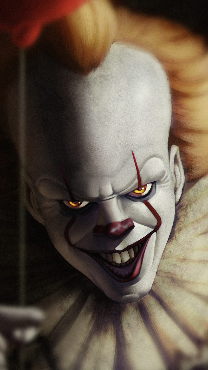 It, balloon, character, clown, entertainment, male, movie, red, HD phone wallpaper