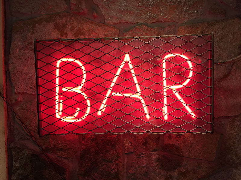 bar LED signage, HD wallpaper