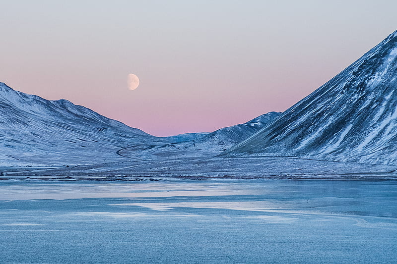 mountain near clear river, HD wallpaper