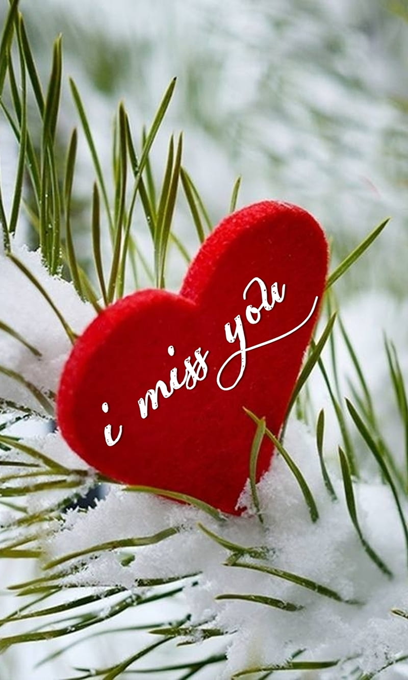i miss you, corazones, love, new, nice, quote, romantic, saying, HD phone wallpaper