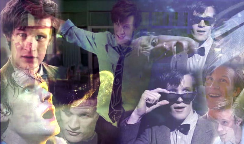 Matt Smith, The Doctor, the doctor, greatness, doctor who, 11th doctor, bbc, bow ties are cool, whoot, matt smith, awesome, eleventh doctor, syfy, HD wallpaper