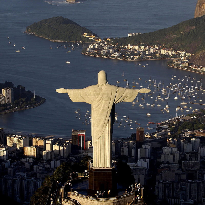 Rio De Janeiro Brazil Brazil Christ Jesus Statue Hd Phone Wallpaper Peakpx