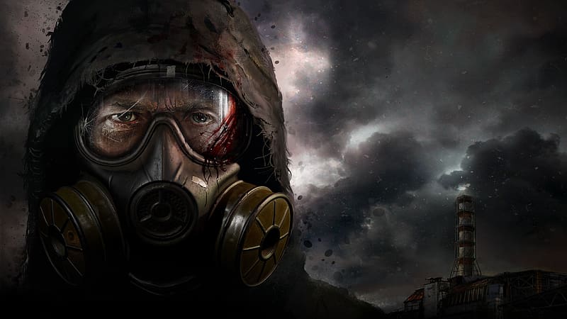 Gas Mask, Video Game, Chernobyl, S T A L K E R 2, HD wallpaper