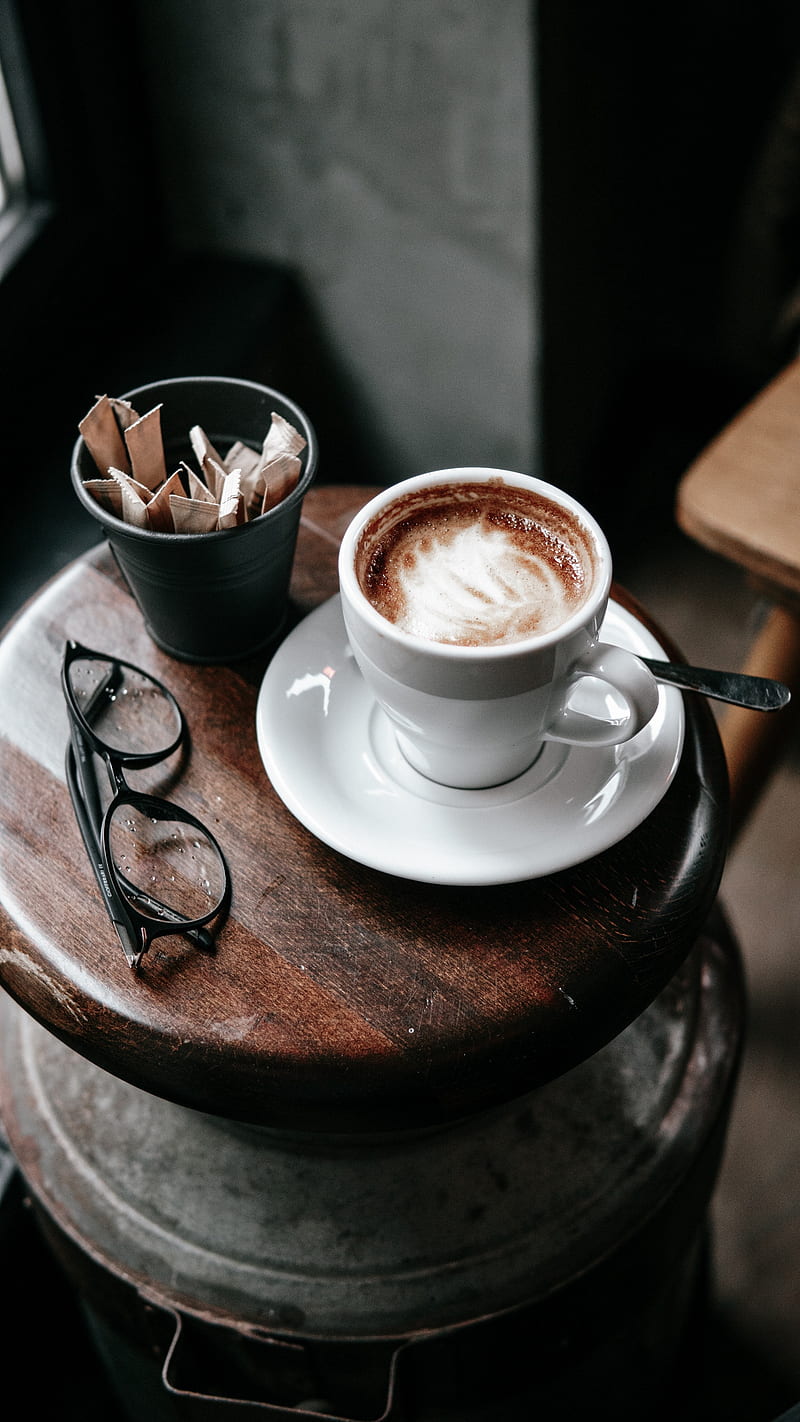 Coffee over the Table , glasses, cup, food, classic, HD phone wallpaper