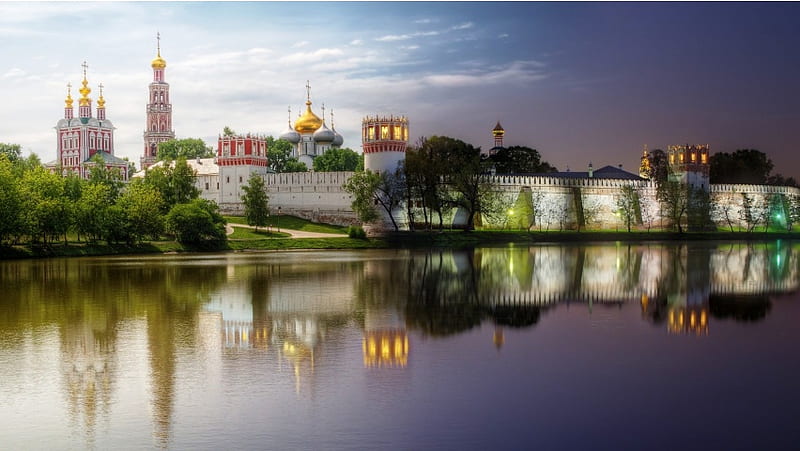 Novodevichy Convent In Summer, HD wallpaper