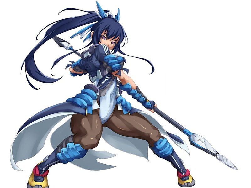 Ara video game, game, elsword, anime, spear, anime girl, weapon, long