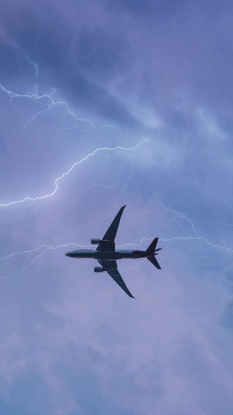 Flight and the Thunder, thunder sky, flight, HD phone wallpaper | Peakpx