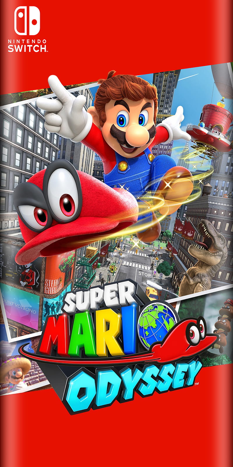 Mario, nintendo, odyssey, switch, HD phone wallpaper