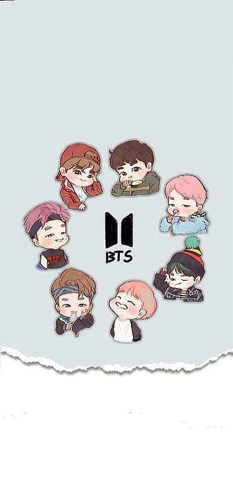 BTS all members 💜 Dynamite Version Drawings Compilation || BTS Tiny Tan ||  Cute Drawing - YouTube