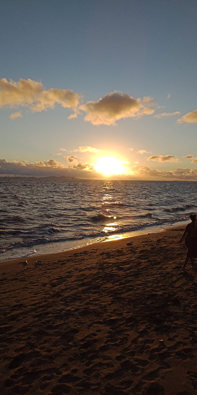 Fiji island, beach, sunset, HD phone wallpaper