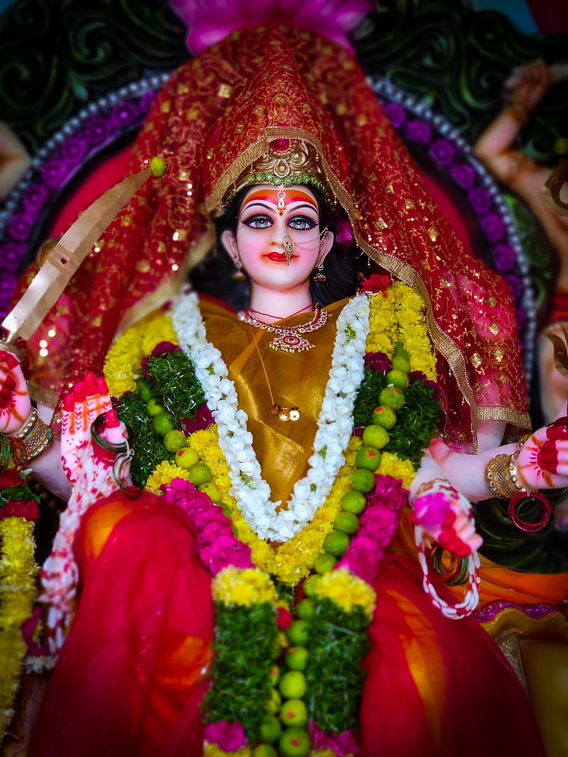 Durga matha, lord, durgamatha, god, HD phone wallpaper | Peakpx