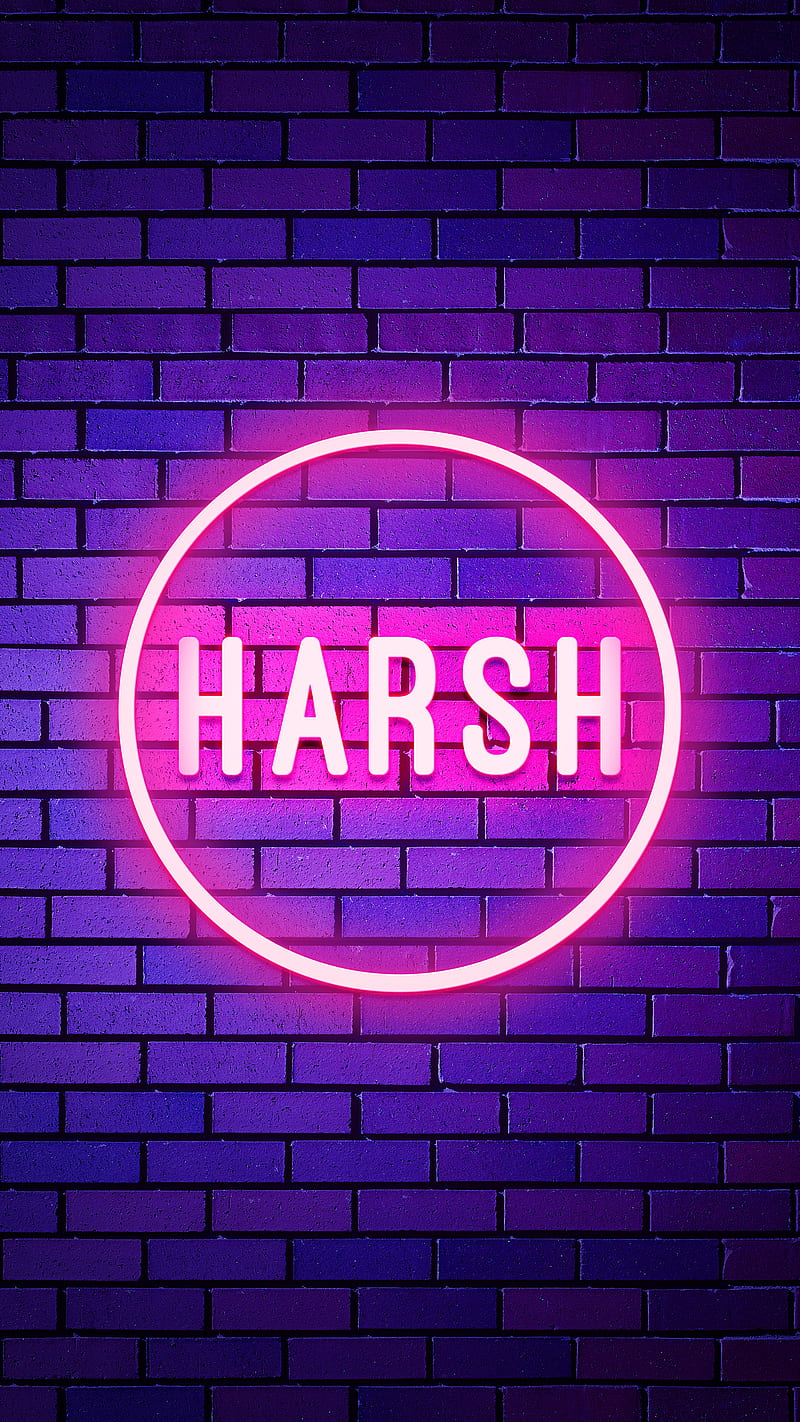 Harsh, Name, Neon light, Neon name, name design, person name, your names,  HD phone wallpaper | Peakpx