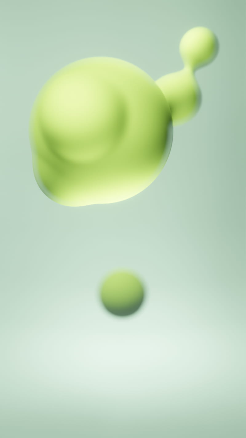 Blob (character), artwork, 3D, render, CGI, digital art, blue background, simple background, HD phone wallpaper