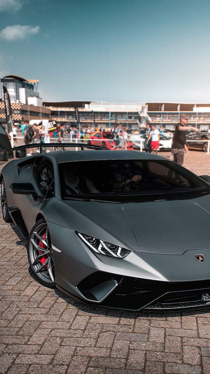 Grey Performante Lamborghini Huracan Car Supercar Sports America