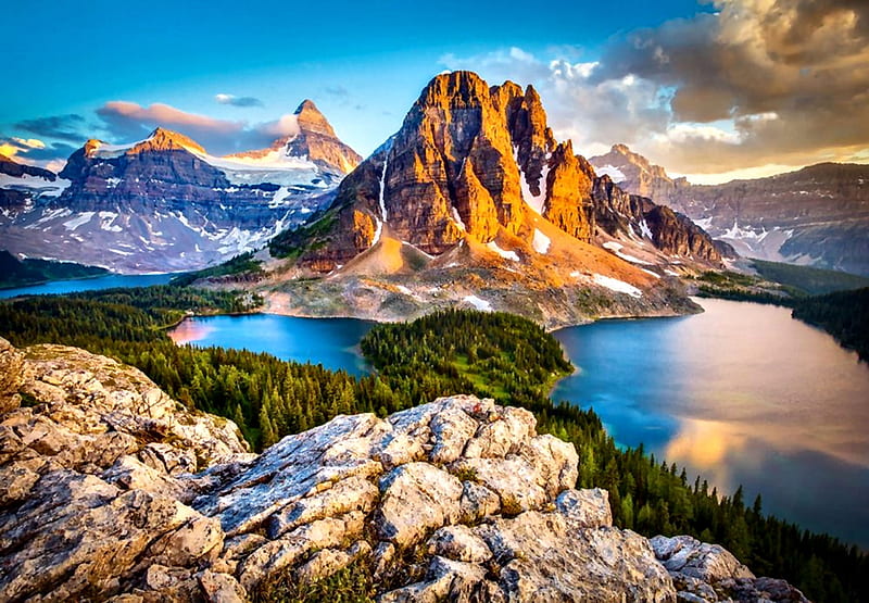 Assiniboine Vista FC, National Park, bonito, graphy, Canada, wide screen, Banff, nature, scenery, landscape, HD wallpaper