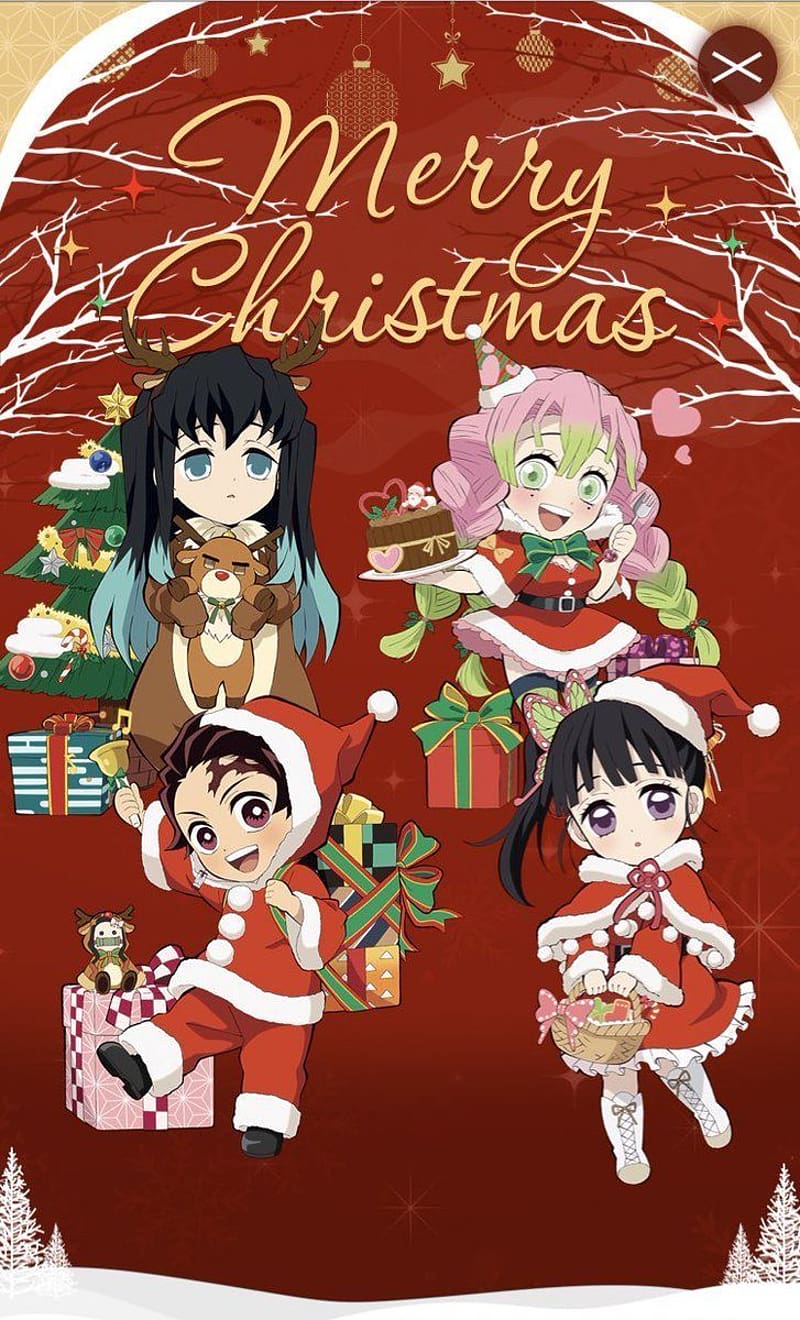 christmas anime characters