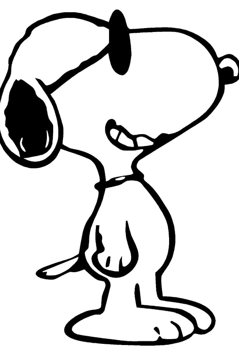 Snoopy, cool joe, peanuts, HD phone wallpaper