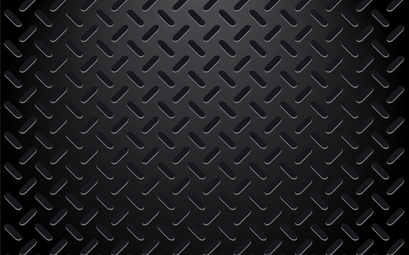 black metal mesh, black metal, black metal texture, black metal background with pattern, HD wallpaper
