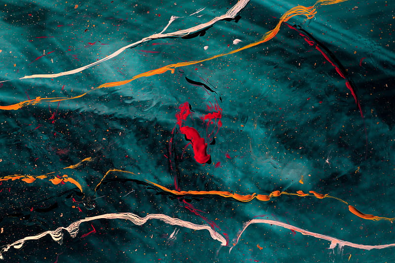 stains, paint, glass, abstraction, colorful, HD wallpaper