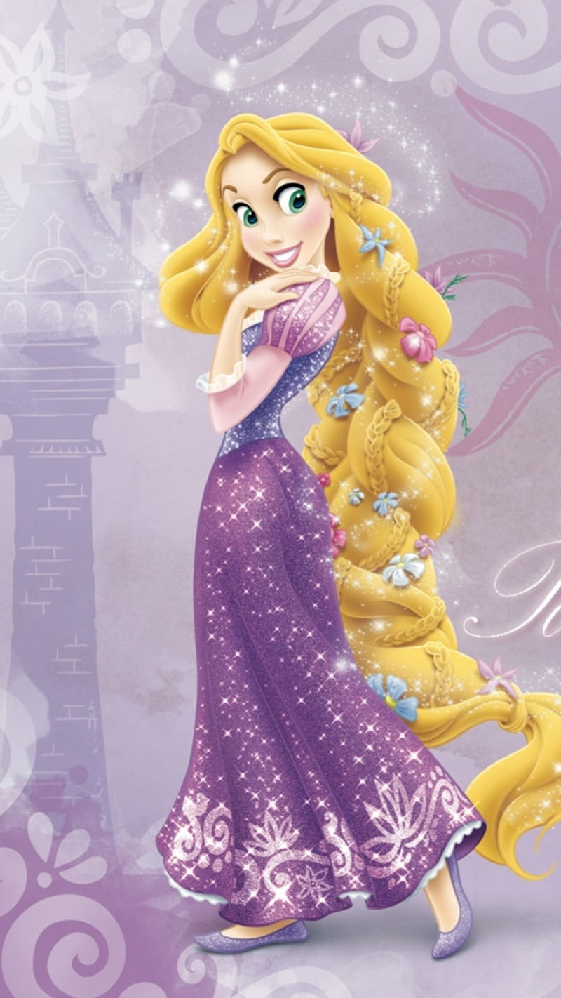 Beautiful Rapunzel, princess, disney, cartoon, animation, HD phone  wallpaper | Peakpx