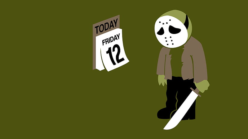a day off, week, jason, man, superstition, horror, humor, the 13th, friday, day, monster, funny, HD wallpaper