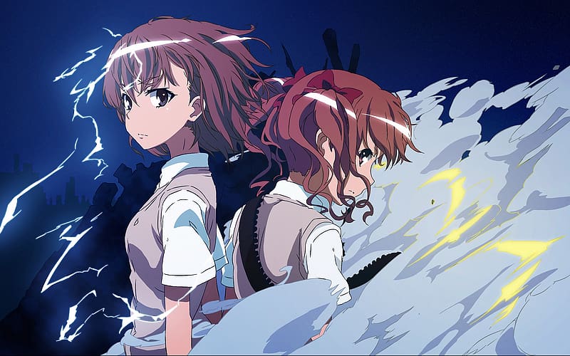 Anime, Kuroko Shirai, Mikoto Misaka, A Certain Scientific Railgun, A Certain Magical Index, HD wallpaper