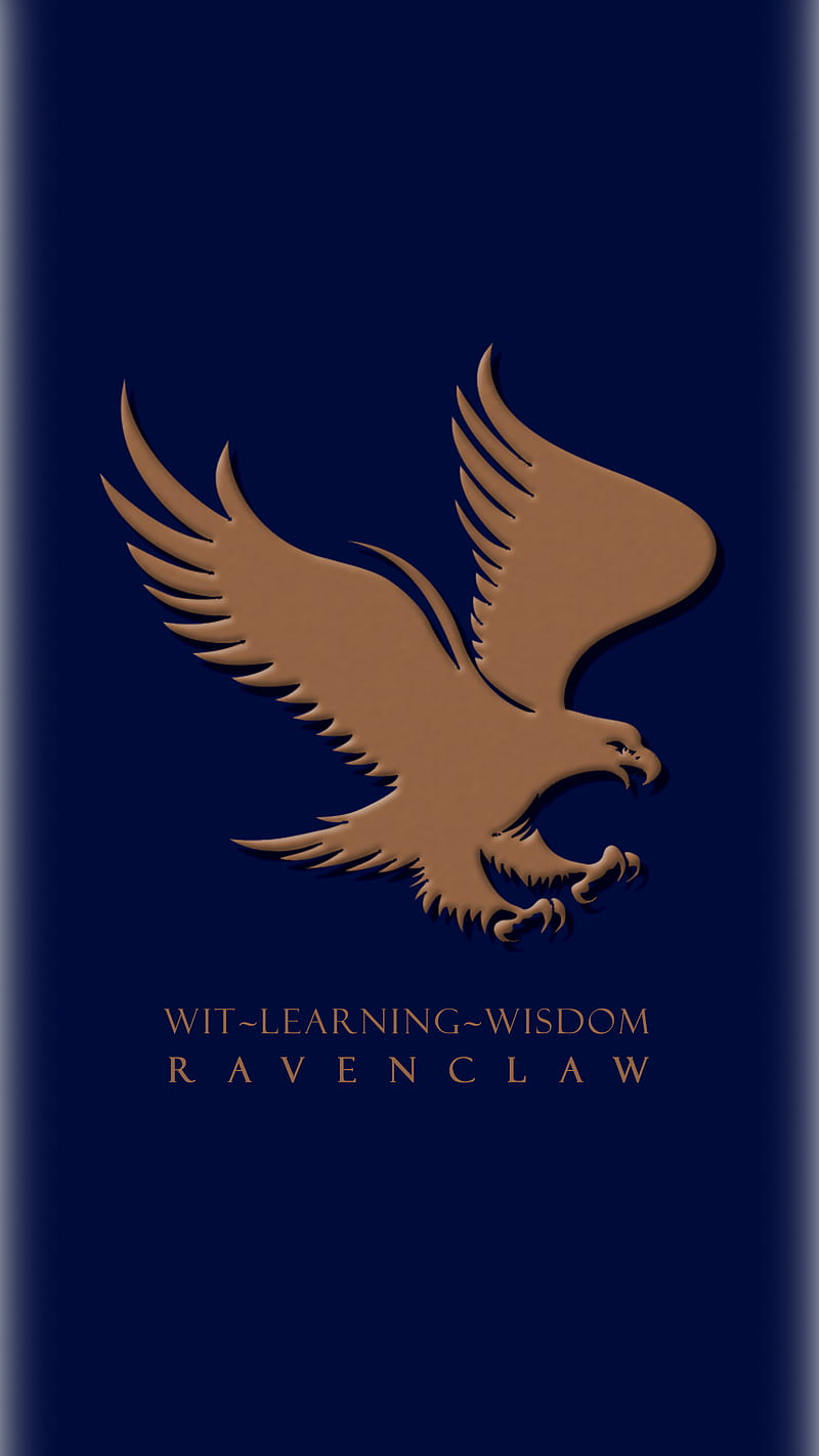 Ravenclaw crest with eagle and the diadem of rowena ravenclaw