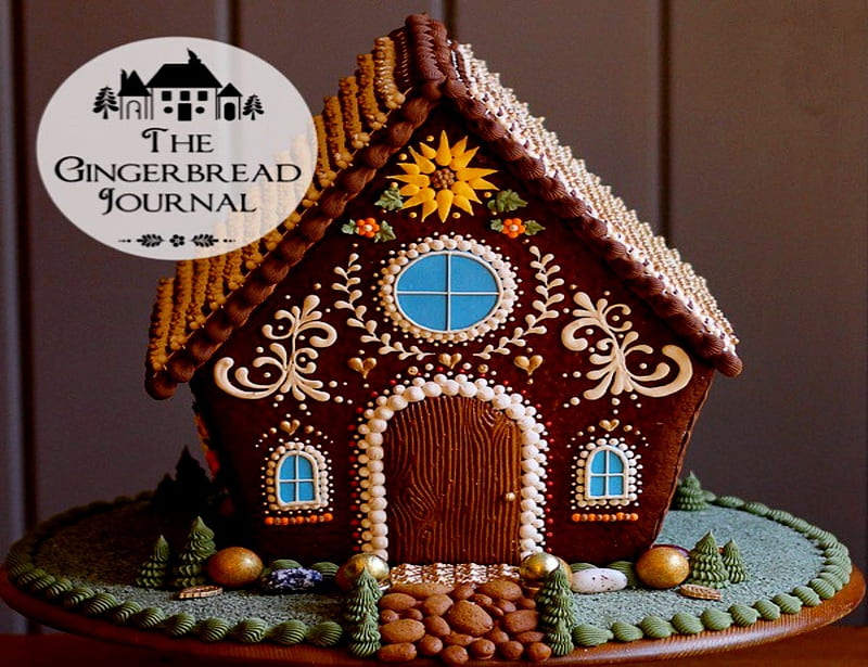 Harvest Gingerbread Journal, Abstract, graphy, Gingerbread, House, HD ...