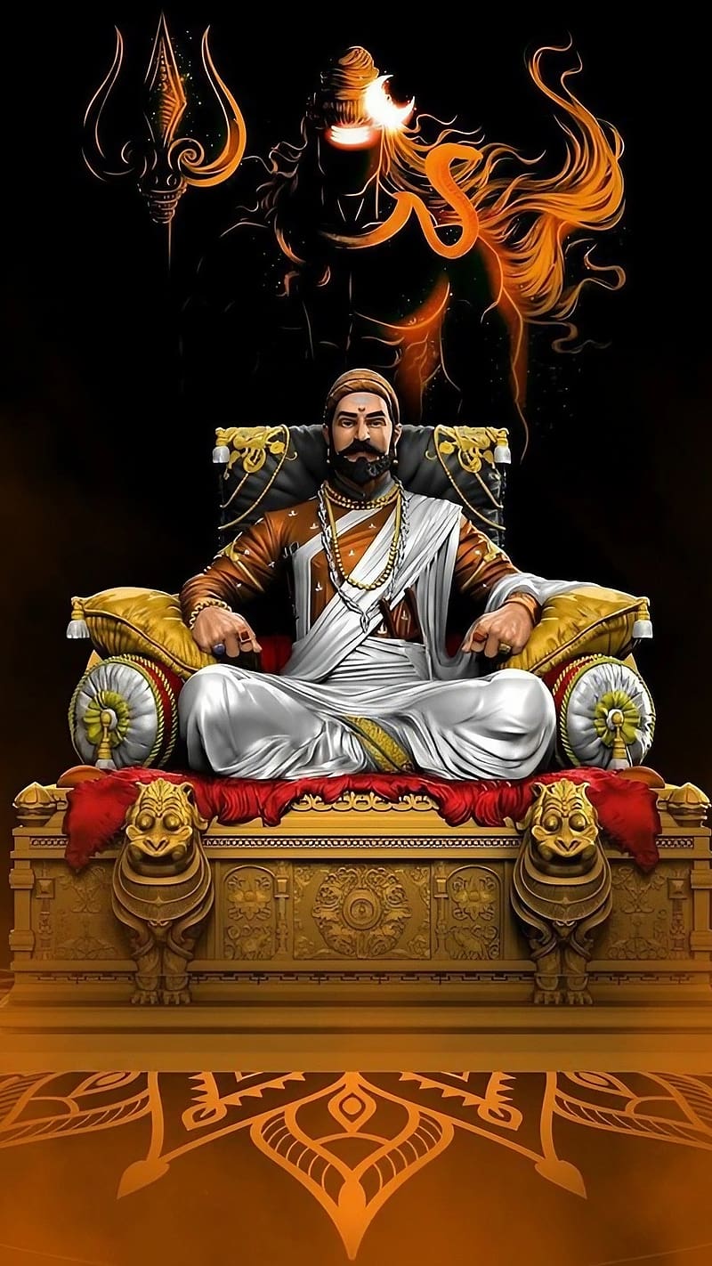 Shivaji Maharaj Yanchi, Lord Shiva Background, maharaj, maratha empire, HD phone wallpaper