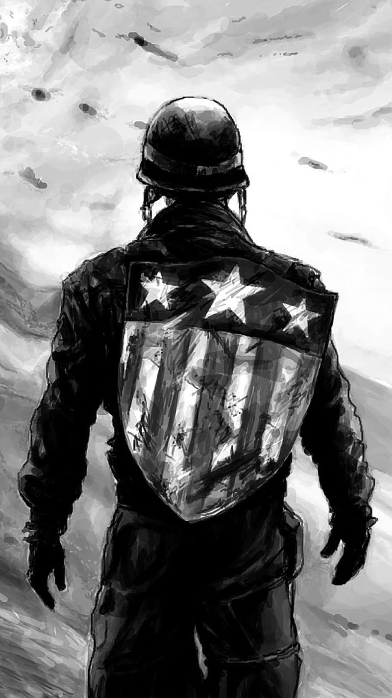 Captain America WWII, captain america, first avenger, wwii, HD phone wallpaper