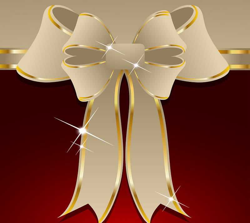 Elegant Bow, elegant, bow, gold, art, HD wallpaper | Peakpx