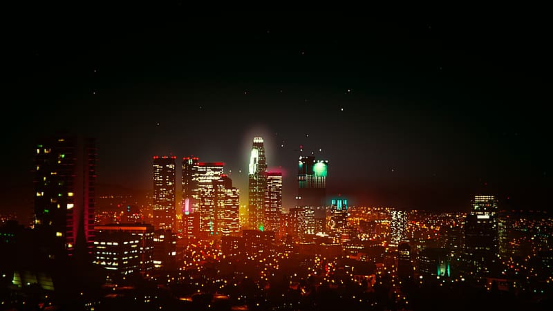 Nighttime in Los Santos [GTA 5 on pc]