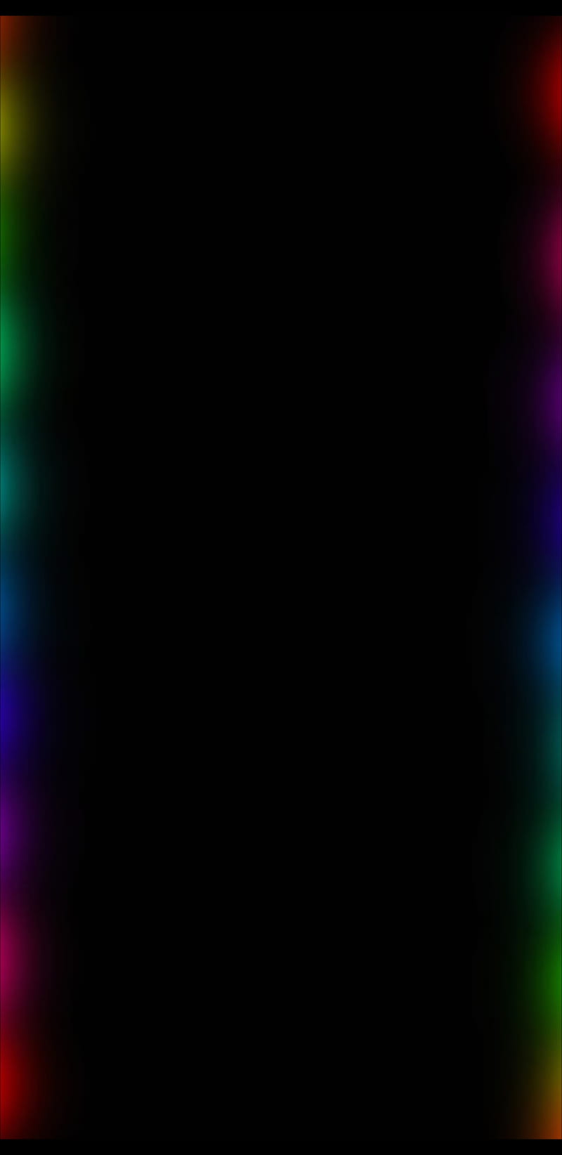 samsung edge colour, android, glow, light, neon, rainbow, screen, sides, HD phone wallpaper