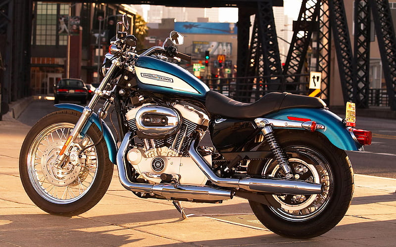 Harley Davidson City, harley-davidson, bikes, HD wallpaper