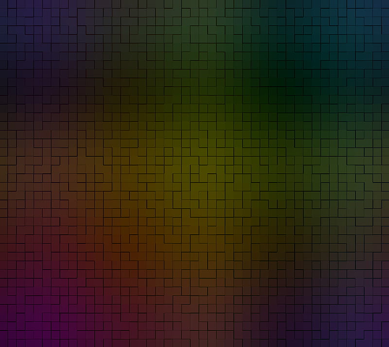 Rainbow tiles, abstract, color, pattern, squares, HD wallpaper