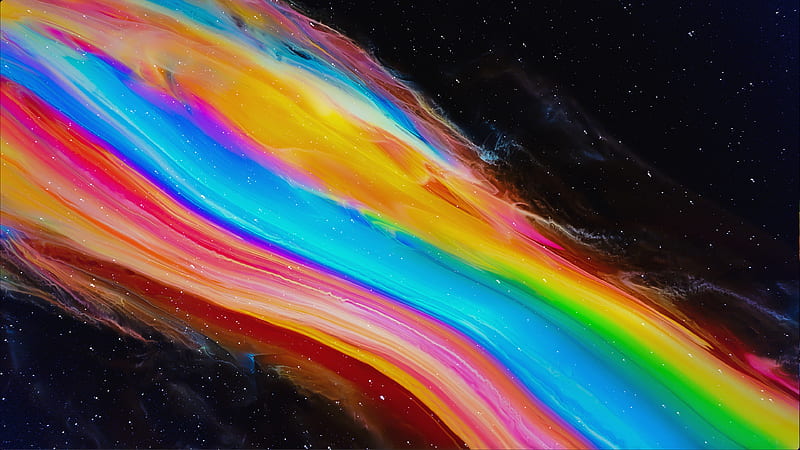 Colorful Space Path, HD wallpaper