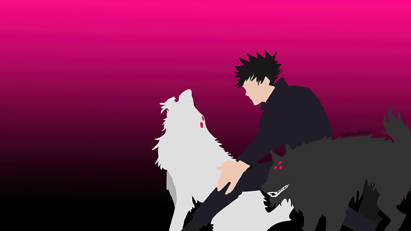 Jujutsu Kaisen Minimal Resolution , , Background, and, Jujutsu Kaisen Minimalist, HD wallpaper