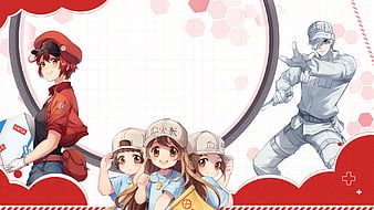 Cells at Work Red Blood Cell Platelet White Blood Cell HD 4K Wallpaper  #5.3003