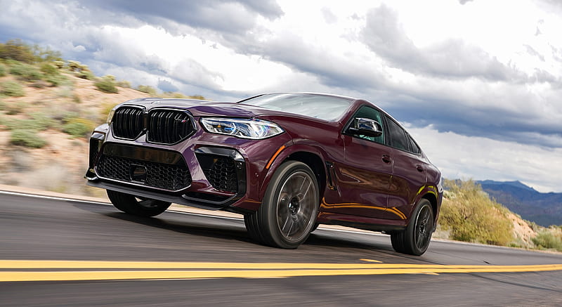 2020 BMW X6 M Competition (Color: Ametrine Metallic; US-Spec) - Front ...