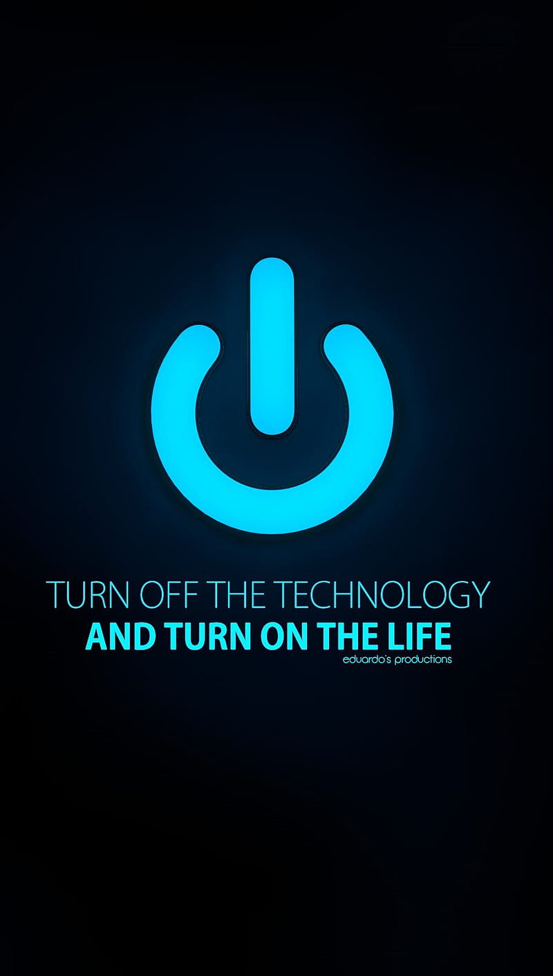 Turn On Life, technology, turn off, turn on, HD phone wallpaper