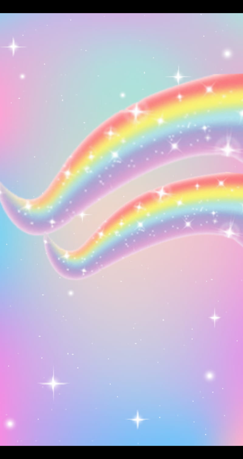 Rainbows, rainbow, sparkle, HD phone wallpaper