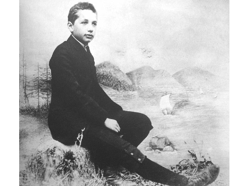 Young Albert Einstein - E=MC², einstein, albert, germany, albert einstein, physicist, relativity, ulm, HD wallpaper