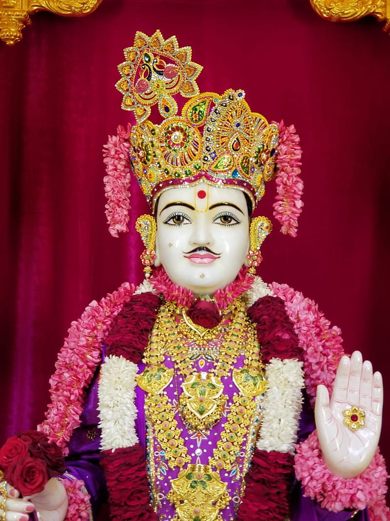 Ghanshyam Maharaj, baps, god, lord, HD phone wallpaper | Peakpx