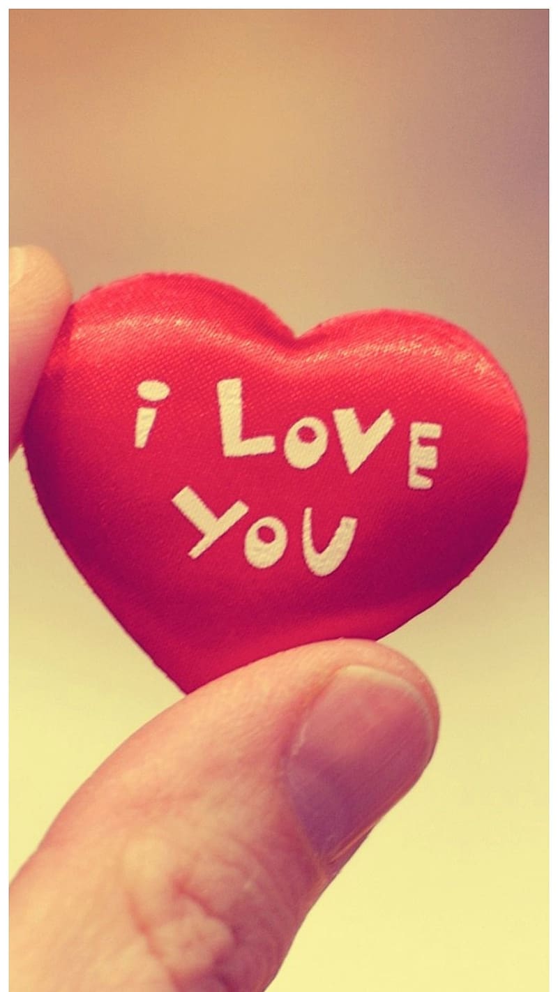 L Love You, Cute Little Red Heart | I Love You, heart, red, cute, HD phone  wallpaper | Peakpx
