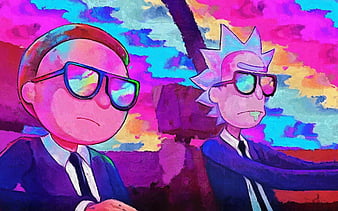 Live wallpaper Rick Morty Breaking Bad Reference 4K / interface