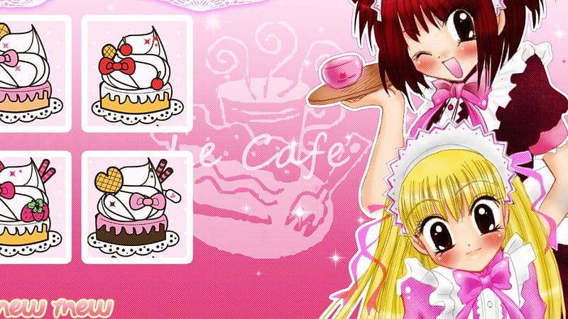 Berry Shirayuki and Ichigo Momomiya, Berry Shirayuki, Ichigo Momomiya, Anime, Manga, Cafe Mew Mew, Tokyo Mew Mew, HD wallpaper