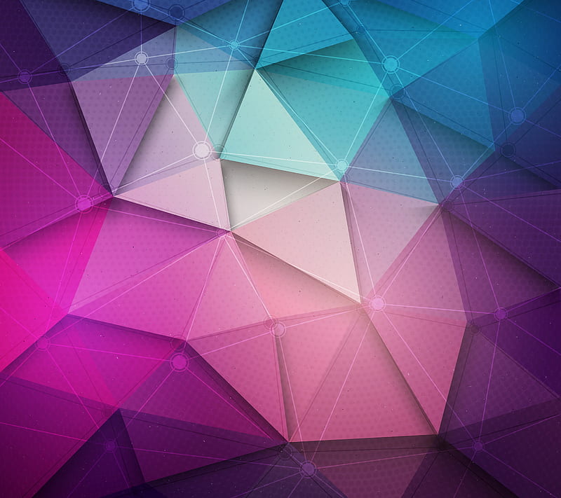 Polygon, 3d, abstract, triangle, HD wallpaper