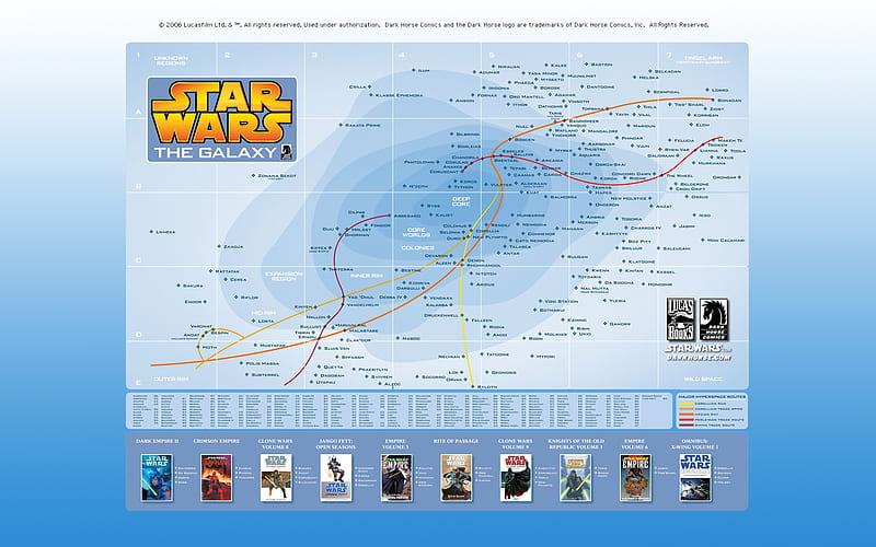 Star Wars - Galaxy Map (WDS), , star wars, sci fi, galaxy map, wds, HD wallpaper
