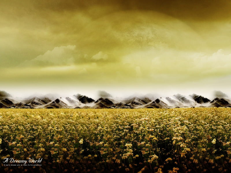A Dreamy World Series dream landscape full range of second 01, HD wallpaper
